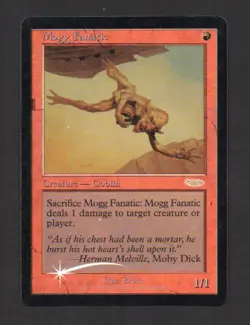 MTG FOIL Mogg Fanatic Mogg Fanatico FOIL (FNM DCI) - Image 1