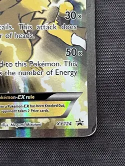 Pokemon Pikachu EX XY124 Black Star Promo 2016 Holo Card TCG - HP - Image 5