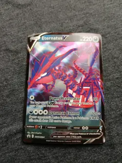 Pokemon TCG Eternatus V SWSH064 Sword & Shield Black Star Promo NM - Image 1