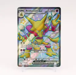 Alakazam ex - 215/091 Paldean Fates Full Art Shiny Pokemon - NM/MINT - Image 1