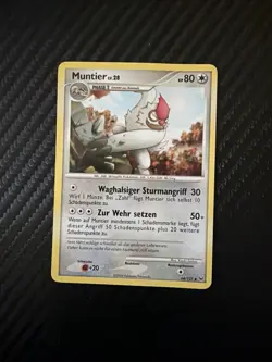 POKEMON VIGOROTH NON HOLO MYSTERIOUS TREASURES 68/123 Muntier Lv 28 Schatze - Image 1