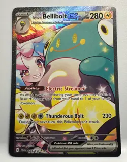 Pokemon Iono's Bellibolt ex 183/159 Sv09 Journey Together Special Illustration … - Image 1