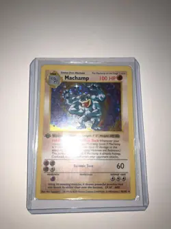 Pokemon TCG Machamp Base Set 8/102 Holo 1st Edition Holo Rare - Image 5