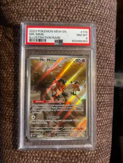 2023 Pokemon SV 151 MEW EN Mr. Mime #179/165 PSA 8 - Image 1