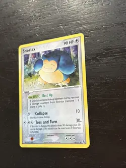 2004 POKEMON EX FIRE RED & LEAF GREEN #15 SNORLAX-HOLO NM See Pics - Image 2