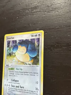 2004 POKEMON EX FIRE RED & LEAF GREEN #15 SNORLAX-HOLO NM See Pics - Image 3