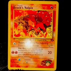 Pokemon Brock's Vulpix [W Stamped] 037/132 Wotc Promo English Regular - Image 1