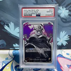One Piece Charlotte Linlin OP03-077 Japanese L Alt Art PSA 10 - Image 1