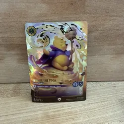 Disney Lorcana Winnie the Pooh Hunny Wizard Enchanted Fabled Holo 227/204 Chase - Image 1