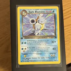Pokemon Dark Blastoise Team Rocket Rare 1st Edition 20/82 Regular Card - Image 1