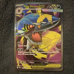 Mega Sharpedo ex 113/094 Phantasmal Flames Ultra Rare Holo Pokemon Card TCG NM - Image 1