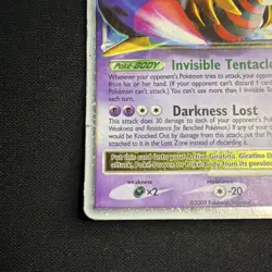 Pokemon Giratina LV.X DP38 Black Star Promo Holo 2009 Card - Image 2