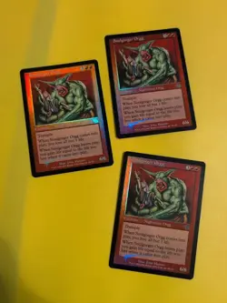 Soulgorger Orgg x3. Nightmare Judgment.Old VIntage.MTG 3 Card.FOIL - Image 1