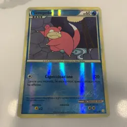 Pokemon Card Slowpoke 81/123 - Heartgold & Soulsilver - Reverse Holo (Italian) - Image 1