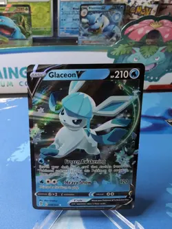 Glaceon V - 040/203 - Pokemon Evolving Skies Sword & Shield Ultra Rare Card NM - Image 1