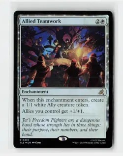 Allied Teamwork Avatar FOIL Magic The Gathering MTG Card - Image 1