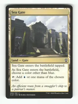 Sea Gate C Commander Legends: Battle for Baldur's Gate 359 NM Normal MTG - Image 1