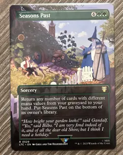 Seasons Past Borderless NM Regular, English Universes Beyond: Commander: Lord - Image 1