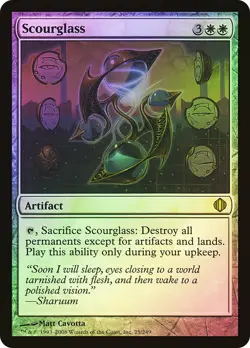 MTG FOIL Scourglass - Shards of Alara #025 - Image 1