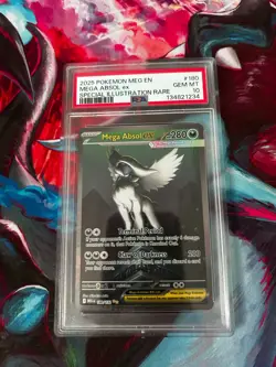 Pokemon Mega Evolution Special Illustration #180 Mega Absol EX PSA 10 - Image 1
