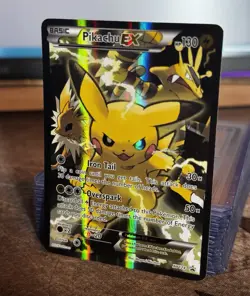 Pikachu EX XY124 Holo Promo XY Black Star Promos 2013 Pokemon MP - Image 3