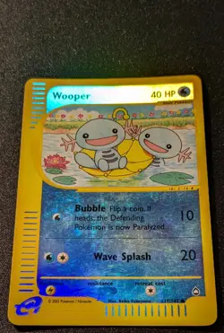 Pokemon AQUAPOLIS - #117/147 Wooper - Reverse Holo - ENG - Lightly Played - Image 4