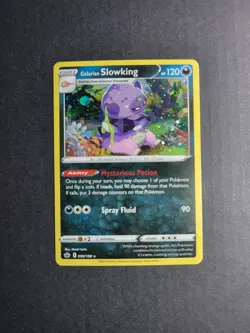 Galarian Slowking 98/198 Pokemon TCG SW&SH Promo Cosmos Holo Rare NM - Image 2