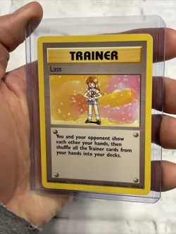 Lass - 75/102 - Base Set Unlimited Rare Trainer Pokemon TCG 1999 - NM Near Mint - Image 2
