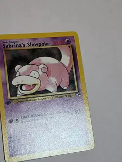 Pokemon TCG Sabrina's Slowpoke Gym Heroes 1st Edition 95/132 - Image 2