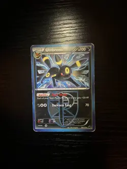 Pokemon TCG Umbreon Rare Plasma Freeze 64/116 HP/DMG - Image 1