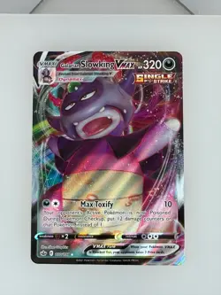 2021 Pokemon Chilling Reign Galarian Slowking VMAX 100/198 NM - Image 1