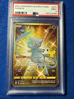 2021 Pokemon TCG Celebrations Mew PSA 9 Mint - Image 2