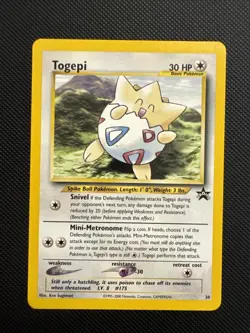 Togepi 30/53 Wotc Promo Regular Black Star Promo Pokemon - Image 1