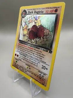 Dark Dugtrio 6/82 Holo – Team Rocket Set – Vintage Pokemon Card - Image 2