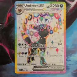 Pokemon TCG Umbreon ex SVP176 Full Art Promo EX Scarlet & Violet Holo Card - Image 1