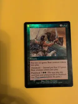 Grizzly Fate. Sorcery. Judgment.Old VIntage. MTG Card. FOIL - Image 1