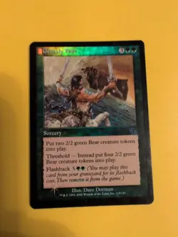 Grizzly Fate. Sorcery. Judgment.Old VIntage. MTG Card. FOIL - Image 2