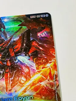 Gundam Epyon LR GD02-002 Foil Dual Impact Gundam Card Game English NM Wing W - Image 5