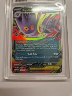 Mega Gengar Ex 56 Phantasmal Flames ACE Grading 10 GEM MINT Pokemon Card Pokemon - Image 3