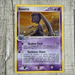 Pokemon Card - Banette Hidden Legends 1/101 Holo Rare HP Wear on Back Vintage - Image 2