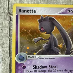 Pokemon Card - Banette Hidden Legends 1/101 Holo Rare HP Wear on Back Vintage - Image 3