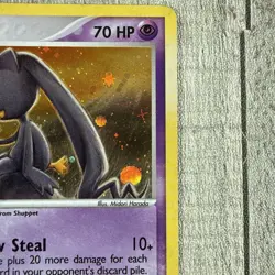 Pokemon Card - Banette Hidden Legends 1/101 Holo Rare HP Wear on Back Vintage - Image 4
