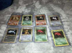 Pokemon Holo Rare Vintage 8 Card Lot With Two Team Rocket First Edition Cards - Image 5