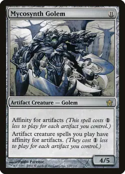 MTG Mycosynth Golem Fifth Dawn 137 - Image 1