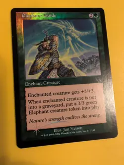 Elephant Guide. Enchant Creature. Judgment.Old VIntage.MTG Card.FOIL - Image 4