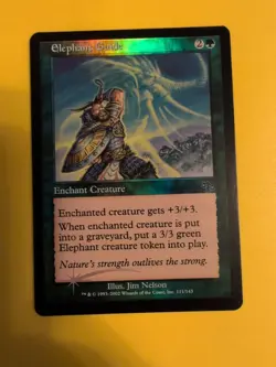 Elephant Guide. Enchant Creature. Judgment.Old VIntage.MTG Card.FOIL - Image 5