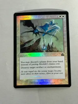 MTG FOIL Abolish Prophecy Magic the Gathering - Image 1