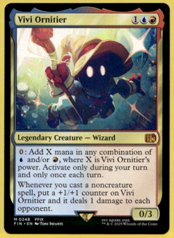 VIVI ORNITIER FINAL FANTASY FIN MYTHIC LEGENDARY WIZARD MTG 248 - Image 1