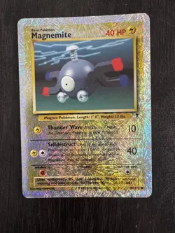 Pokemon Cards: Legendary Collection Reverse Holo: Magnemite 80/110 MP - Image 1