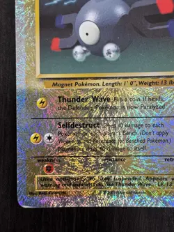 Pokemon Cards: Legendary Collection Reverse Holo: Magnemite 80/110 MP - Image 4